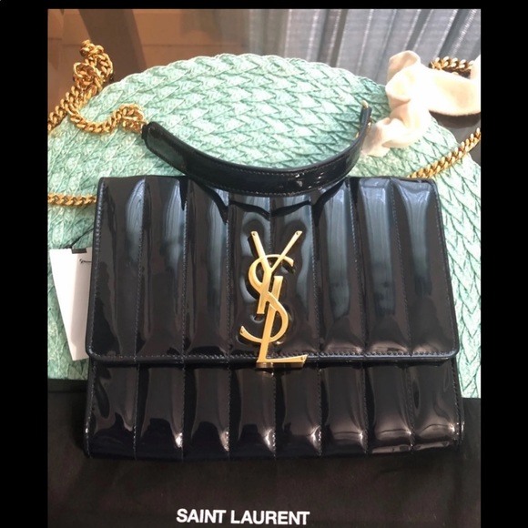 Yves Saint Laurent Handbags - Saint Laurent Vicky Wallet In Chain